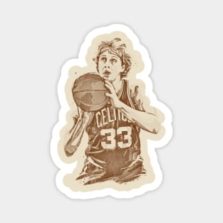 Larry Bird Legend Air Bird Basketball Magnet