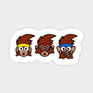 Hear No Evil, See No Evil, Speak No Evil Magnet