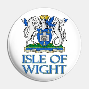 Isle of Wight, England - Coat of Arms Design Pin