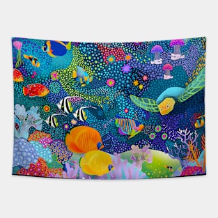 Ocean Fish Tapestry