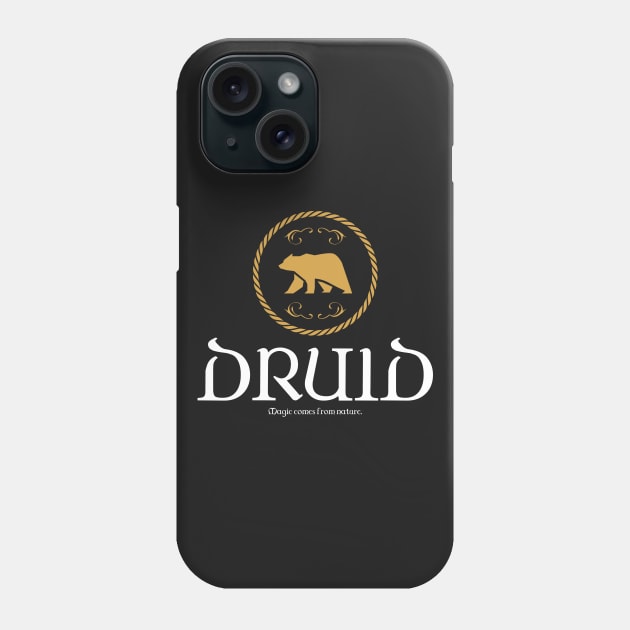 Druid Druids Magic Tabletop RPG Gaming Phone Case by pixeptional