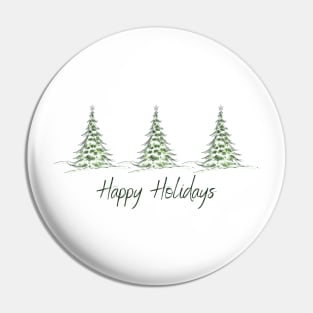 Happy holidays, Merry Christmas, Christmas tree, text, christmas wishes, simple wishes Pin