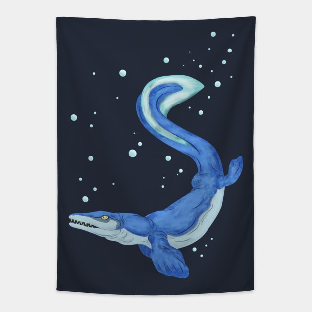 Mosasaurus Tapestry by SakuraDragon