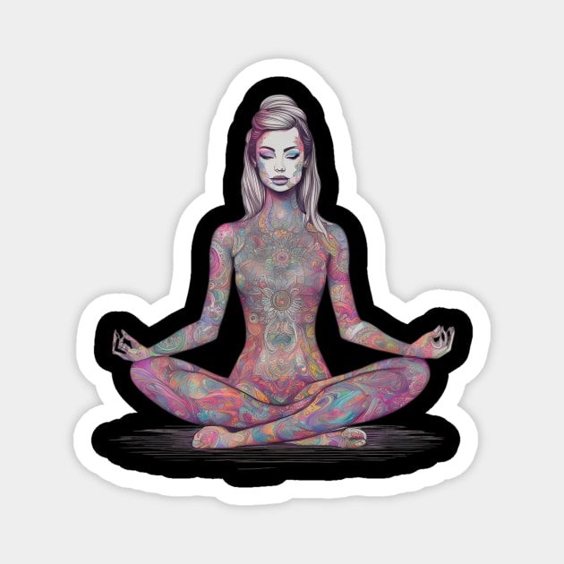 Mindfulness Meditation Magnet by animegirlnft