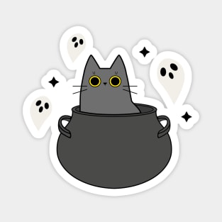 Witchy vibes cat Magnet