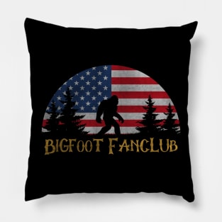 Bigfoot Fanclub (American Flag) Pillow