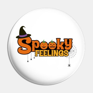 Spooky feelings - Halloween night Pin