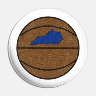 Kentucky Distressed Basketball Pin