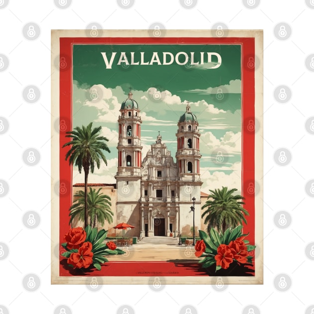 Valladolid Yucatan Mexico Vintage Poster Tourism by TravelersGems