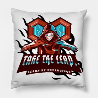 Take the leap, learn by experience. - Experiential Learning Pillow