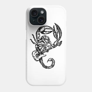 SEEMBO Scorpion Playing Guitar Guitarist Musician Music Band Phone Case