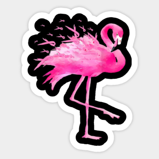 Flamingo Pink Stickers Teepublic