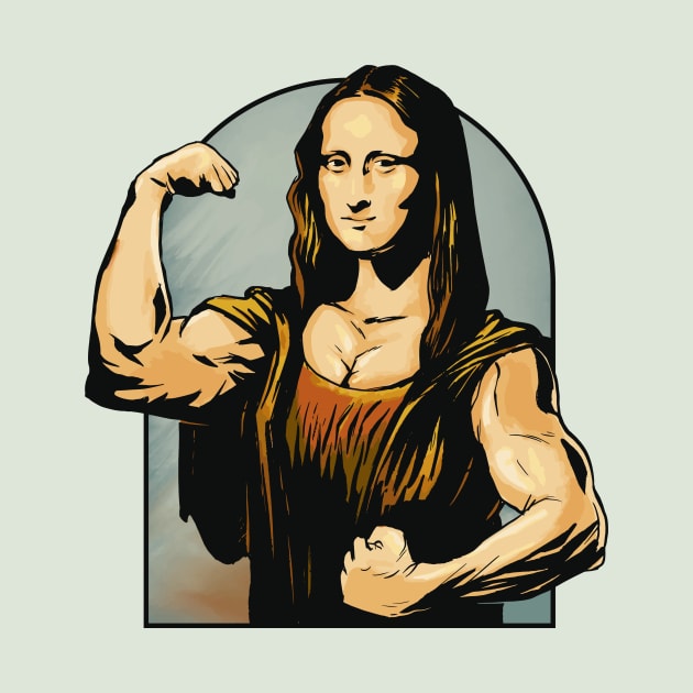 La Jacked-onde // Buff Mona Lisa // Funny Classic Art by SLAG_Creative