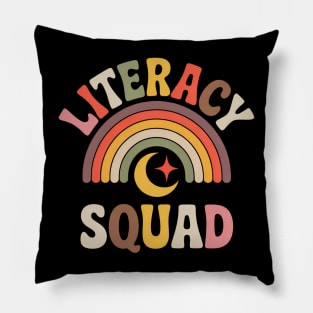 Literacy Squad Reading Teacher Interventionist Specialist Pillow