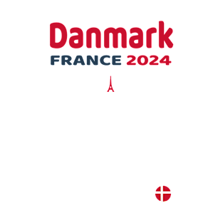 Danmark France 2024 T-Shirt