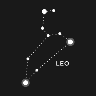 Leo Zodiac Constellation Sign T-Shirt