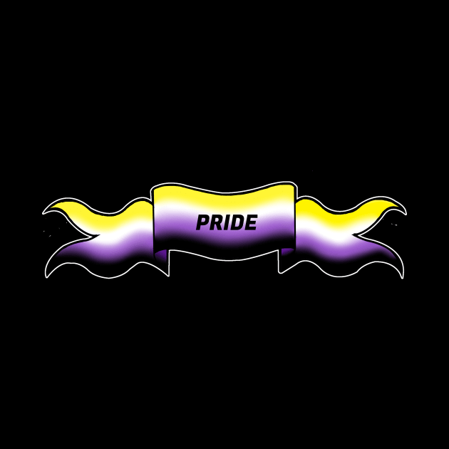 nonbinary pride banner by TOASTYWAFFL3Z