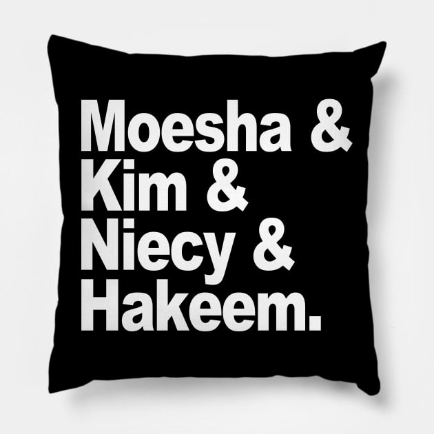 Moesha '90s Black Sitcom Characters Fashion Pillow by Akima Designs