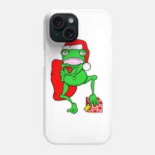 Merry Christmas Santa Frog Phone Case