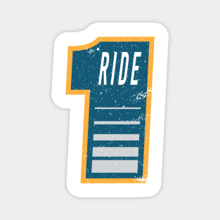 No. 1 Ride - Motorcycle Magnet