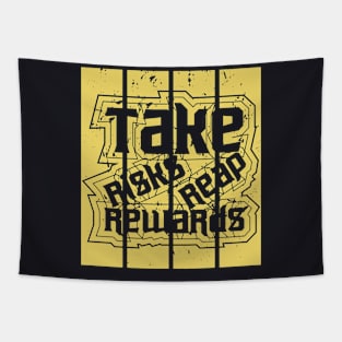 Take Risks Reap Rewards Tapestry