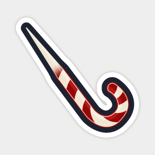 Candy Cane Shiv Funny Christmas Magnet