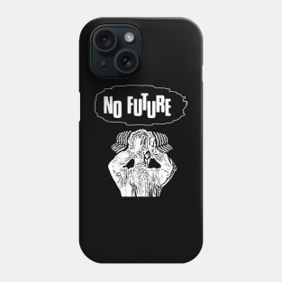 No future t shirt punk crass anarchy hardcore Phone Case