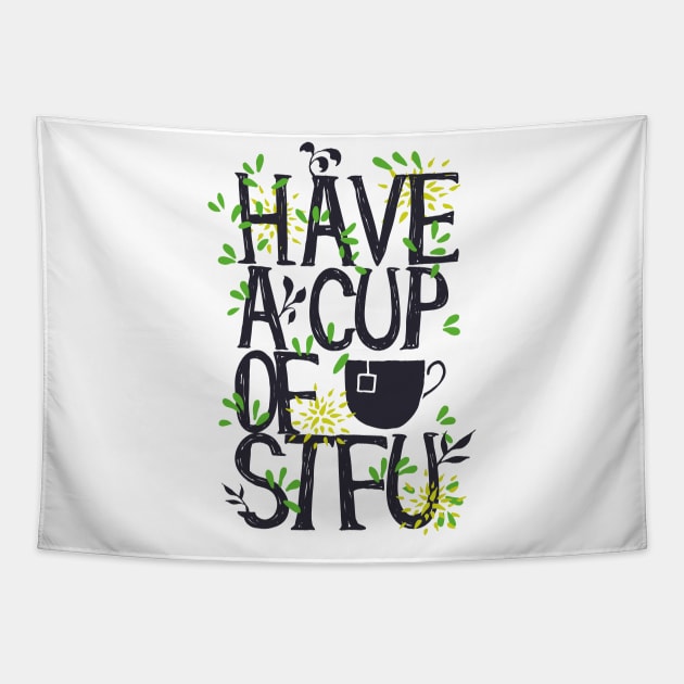 cup Tapestry by FUNNY LIFE