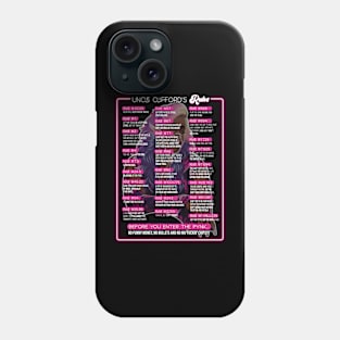 Uncle Clifford's Rules Phone Case