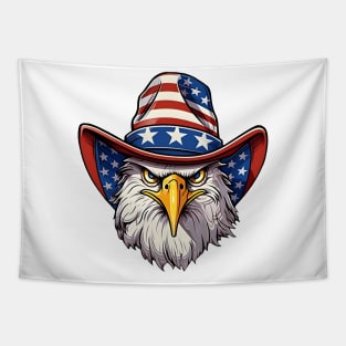 4th of July Holiday Patriotic Merica Eagle Tapestry