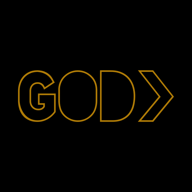 GOD>EVERYTHING (GOLD) by Keakevene13