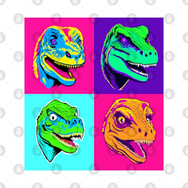 Dinosaur Pop Art by osmansargin