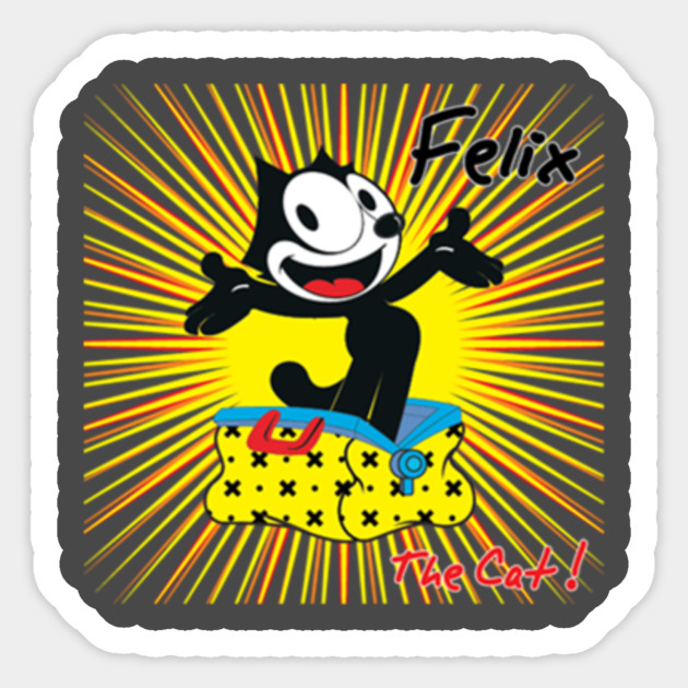 Felix The Cat Felix The Cat Sticker Teepublic