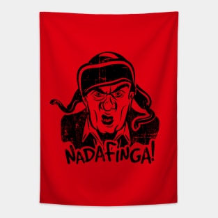 Christmas Story Nadafinga! (black print) Tapestry