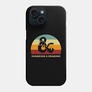 Retro Sunset - Dungeons And Dragons Master Phone Case