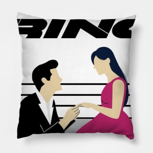 With This Ring Logo Pillow