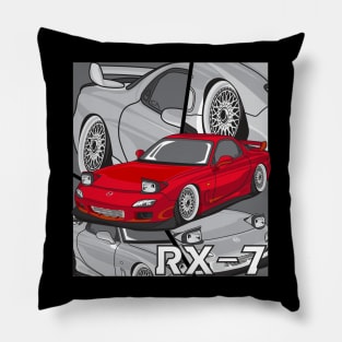 Mazda RX7 (red) Pillow