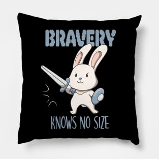 Brave Bunny Cute Rabbit Roleplay Gamer Pillow