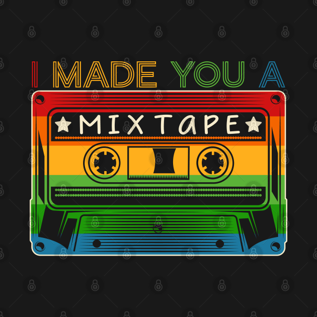 I Made You a Mixtape Retro Vintage Cassette Tape by Pop Cult Store