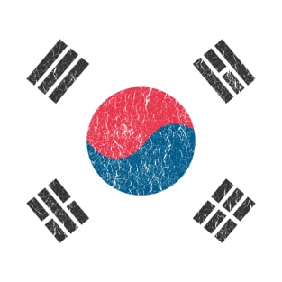 Vintage South Korean Flag T-Shirt