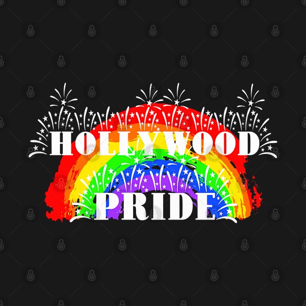 Hollywood Gay Pride Rainbow by tropicalteesshop