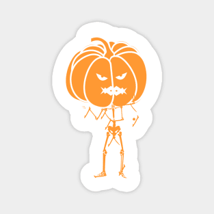 Halloween spirit pumkin skeleton skull Magnet