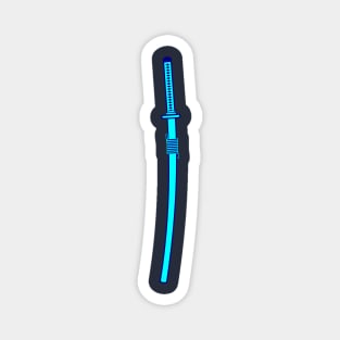 Katana (aqua blue) Magnet