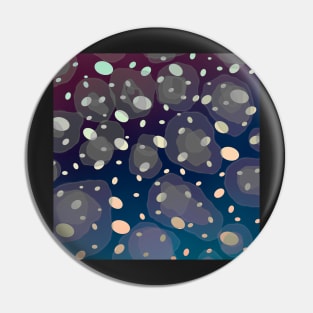 Spots Two abstract art Pin