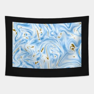 Abstract Swirling Marble Pattern Tapestry