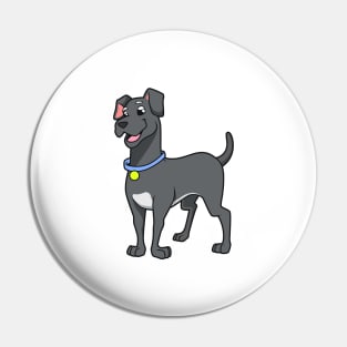 Kawaii Great Dane Pin