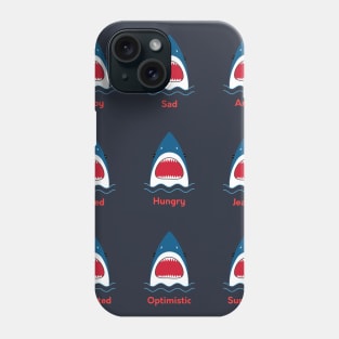 Shark Emotions Phone Case