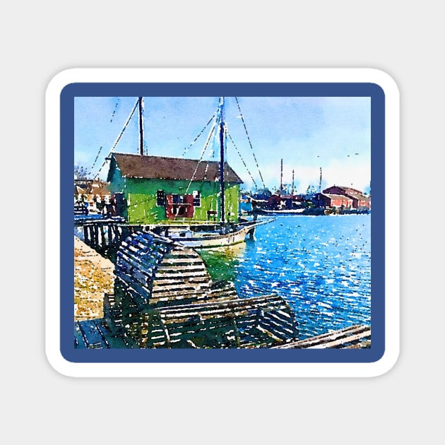 Mystic Seaport Magnet by Dillyzip1202