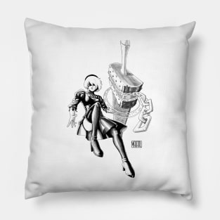 NieR:Automata 2B Pillow