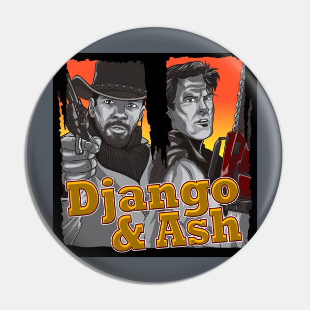 Django & Ash Pin by I_just_ARTed